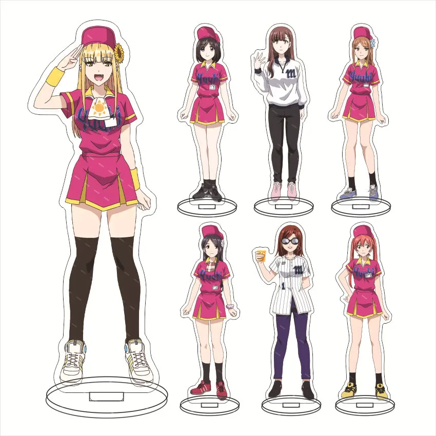 

Anime Sunny Motor Baseball Stadium Stand Model Plate Decoration Desk Figure Display Friend Girl Gift Peripheral Product Cartoon