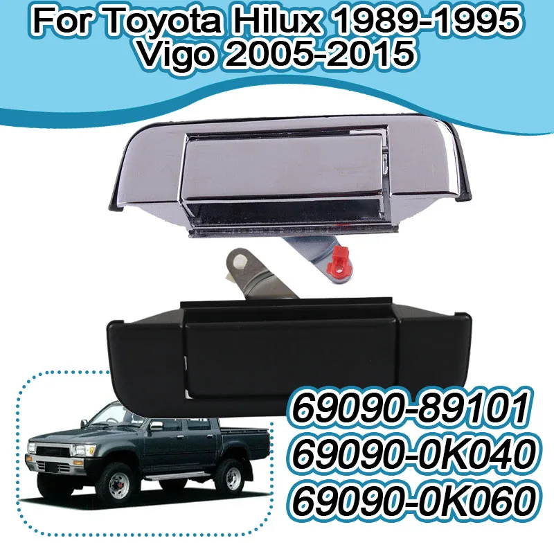 

Для Toyota Hilux 1989-1995 Hilux Vigo 2005-2015 ручка задней двери черная или гальваника 69090-89101 69090-0K040 69090-0K060