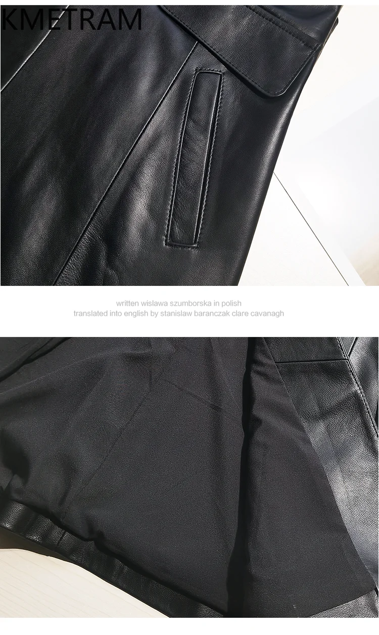 100 % obere Schicht aus Schaffell-Jacke für Damen, mittellang, ärmellose Weste aus echtem Leder, schwarze Mäntel, Herbstkleidung, 2025 Damen Ald Uten