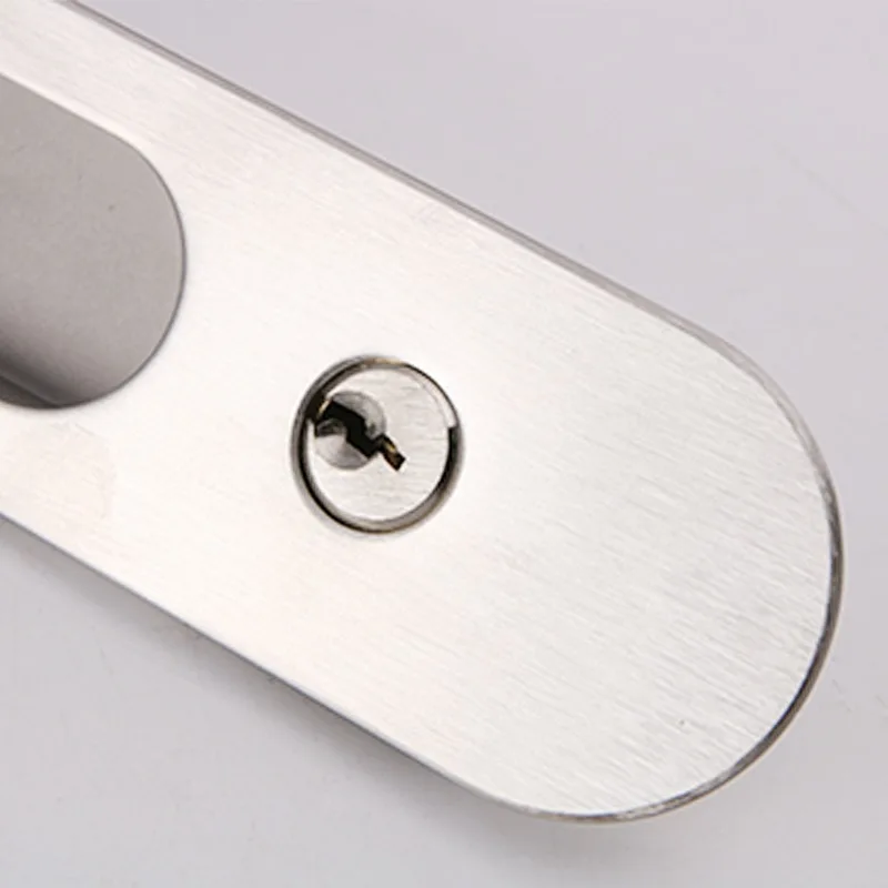 Stainless steel door lock, interior door, bedroom door lock, bathroom door handle lock door