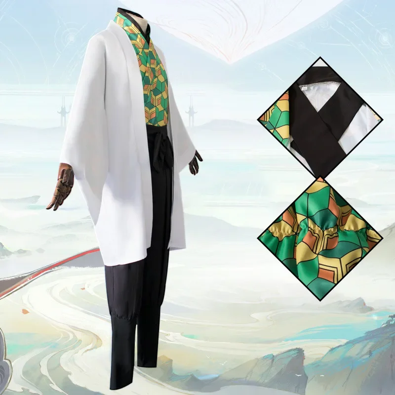 Anime  Cosplay Sabito Kimono Man Costume