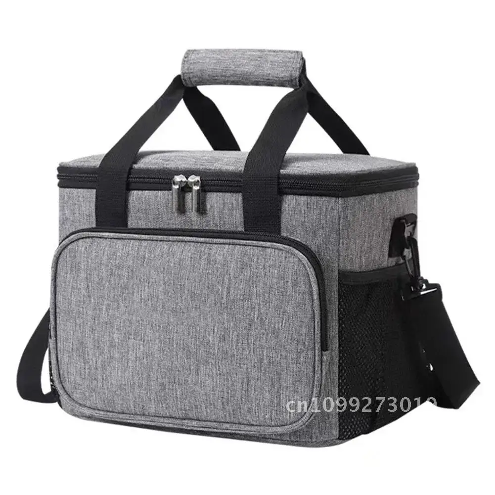 

15L Insulated Thermal Cooler Bag Oxford Cloth Insulation Bag Outdoor Camping For Waterproof Picnic Lunch Box Bag Pouch