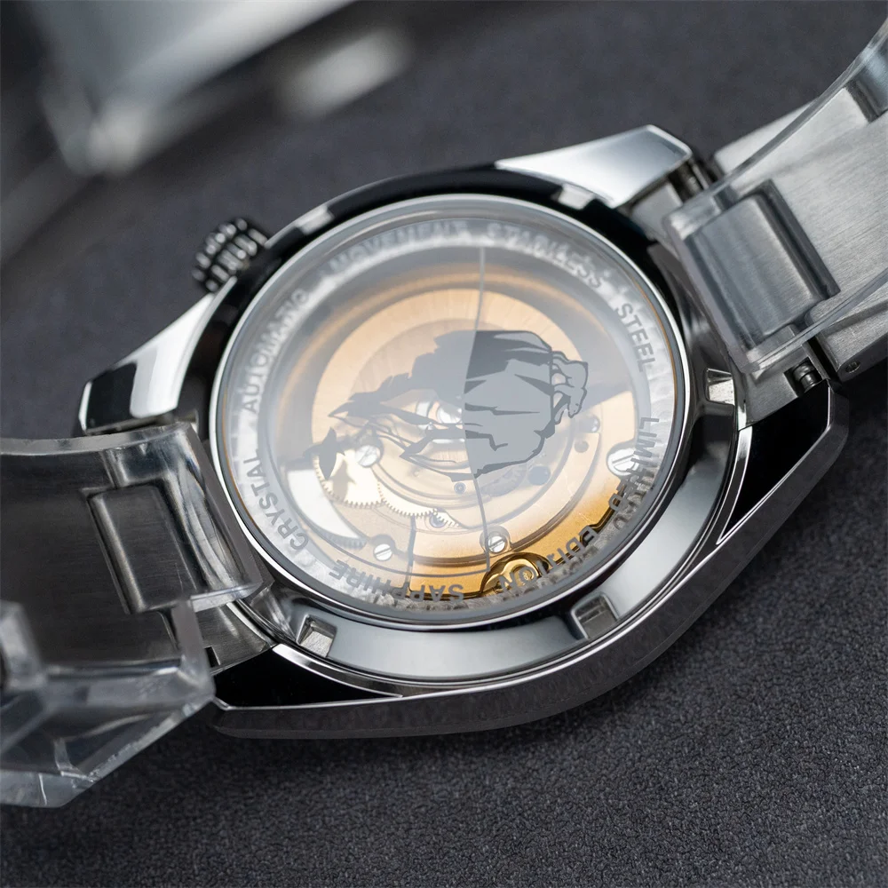 Proxima 42mm Luxury Men Watch Meteorite Dial PT5000 SW200 Automatic Mechanical Business Wristwatches Sapphire BGW9 Luminous