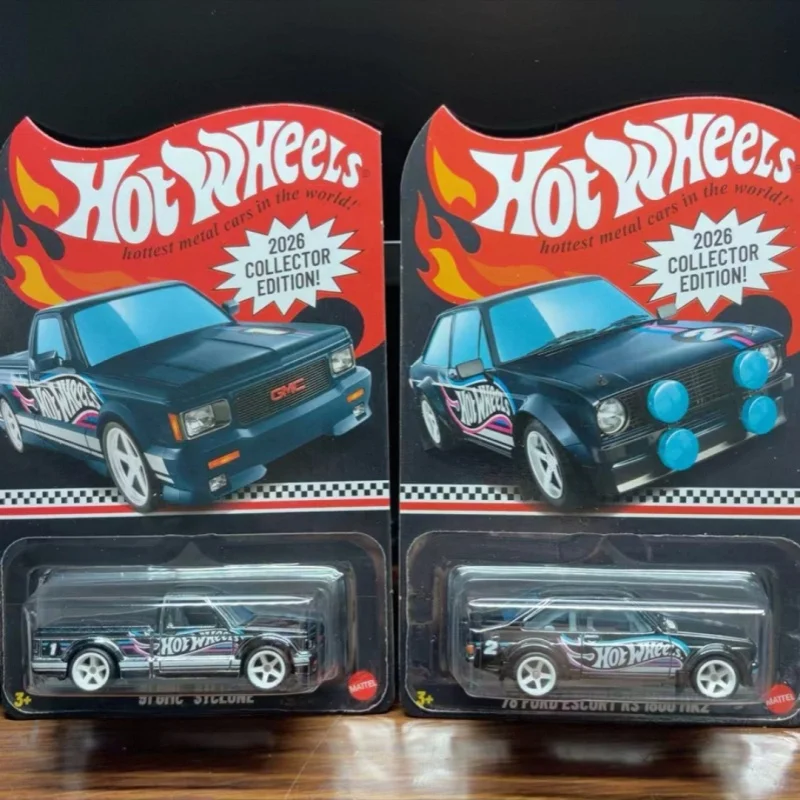 New Hot Wheels 2026 Collector Edition 1 Syclone 2 Ford Escort 3 Range Rover 4 Porsch E 935 Hobby Model Diecast Metal Collectibe