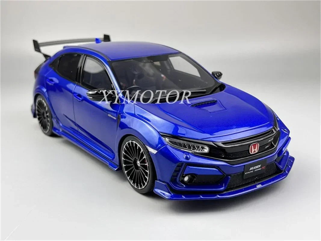 

Модель автомобиля OTTO 1/18 для Honda Civic FK8 Mugen Тип R отлитый под давлением OT987 Синие игрушки подарки хобби демонстрация орнаментов коллекция