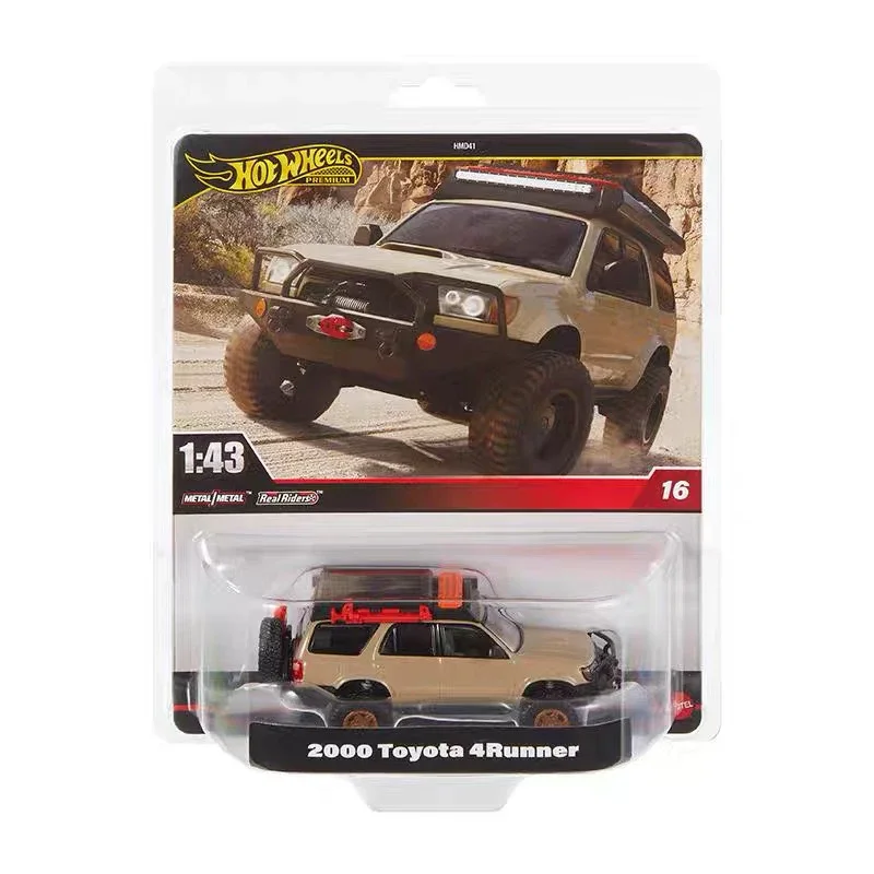 In stock Hot Wheels Premium Car Boys Toys 1:43 Diecast Nissan Skyline GTR V-spec Nur Toyota 4runner McLaren F1 Nismo Model Gift