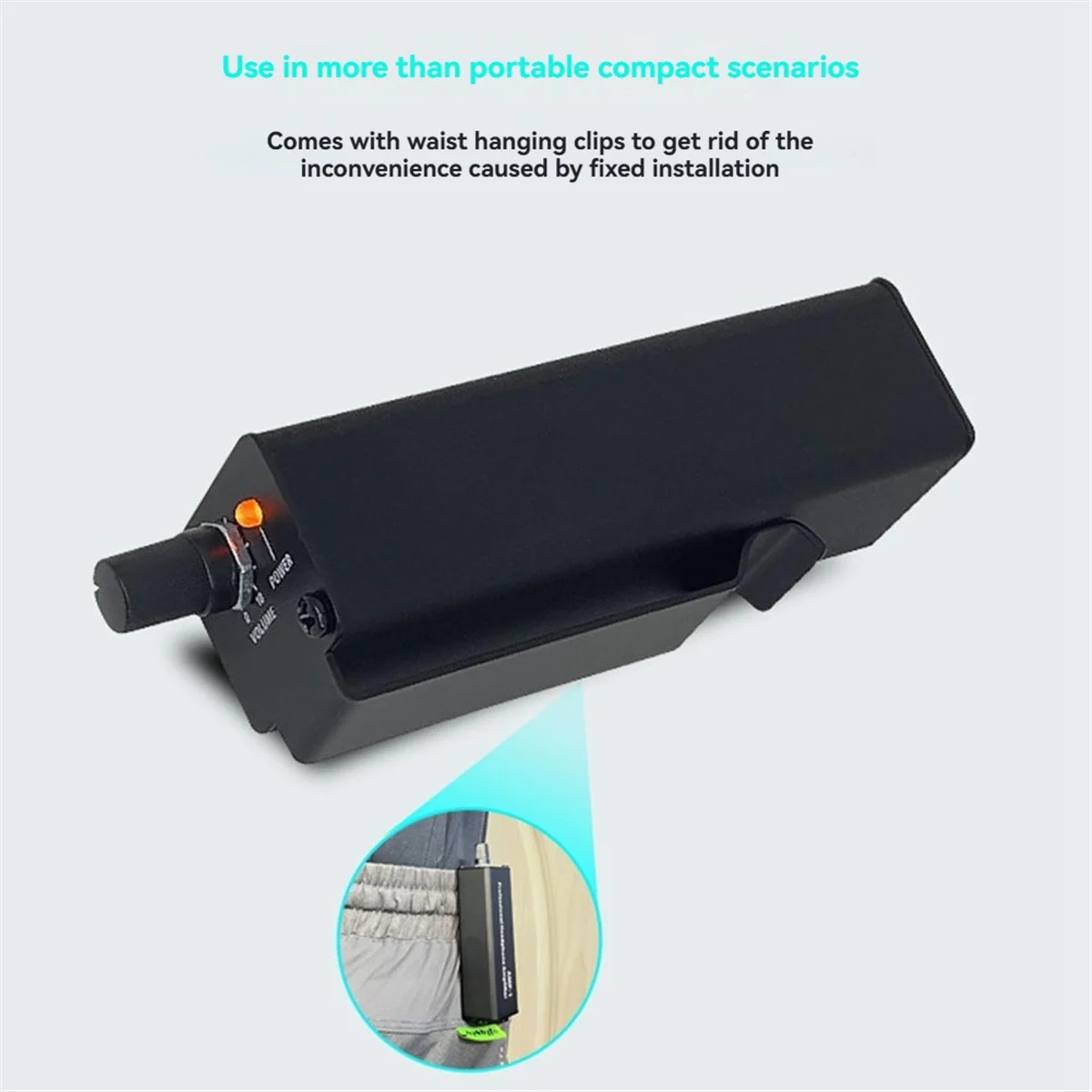 AA91 P10 Small Headphone Amplifiers with 3.5mm Output/Input Stereo Headphone Amplifier