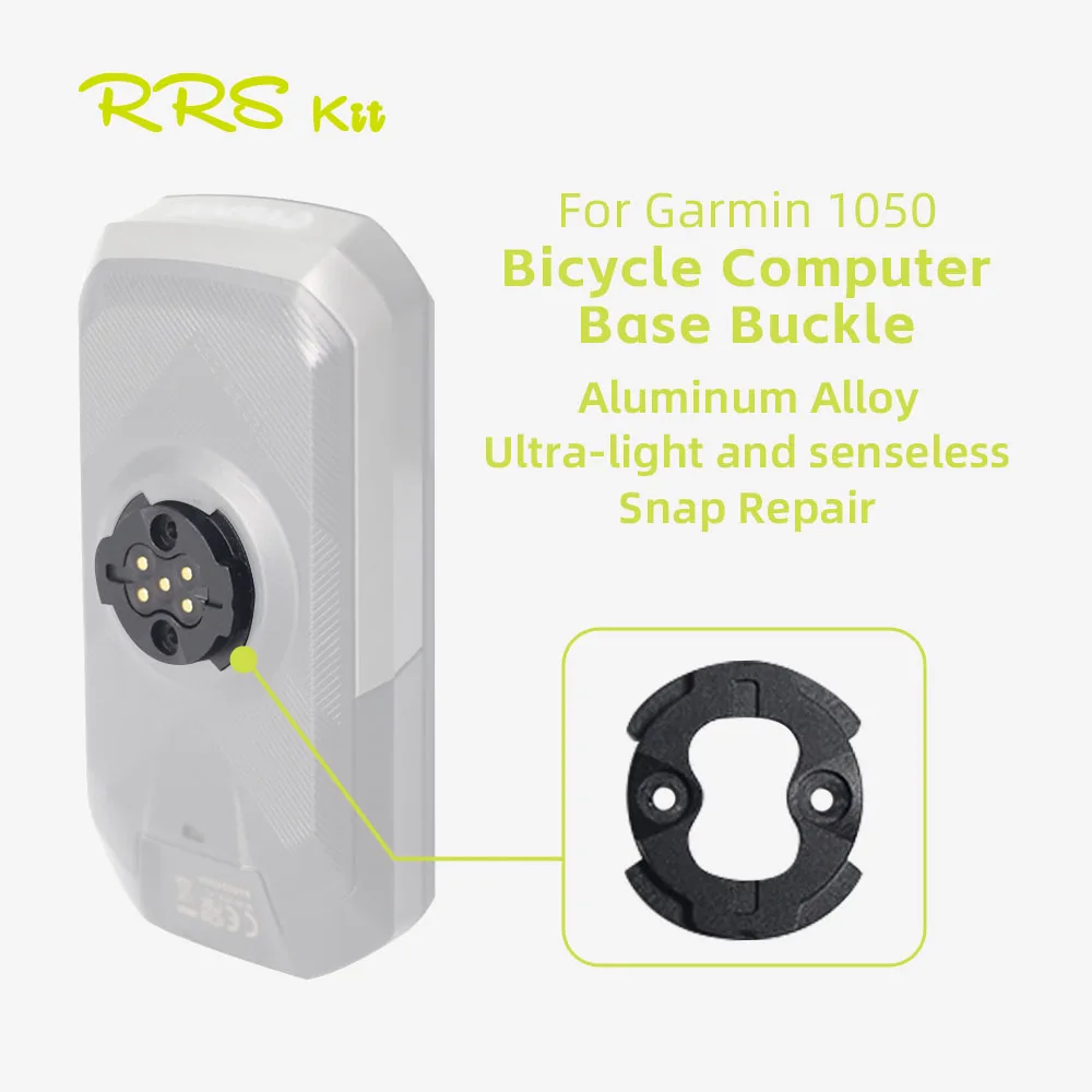 

Rrskit Aluminum Alloy Bicycle Stopwatch Holder Base Repair Part For GARMIN 1050 Bicycle Computer Holder Repair Parts