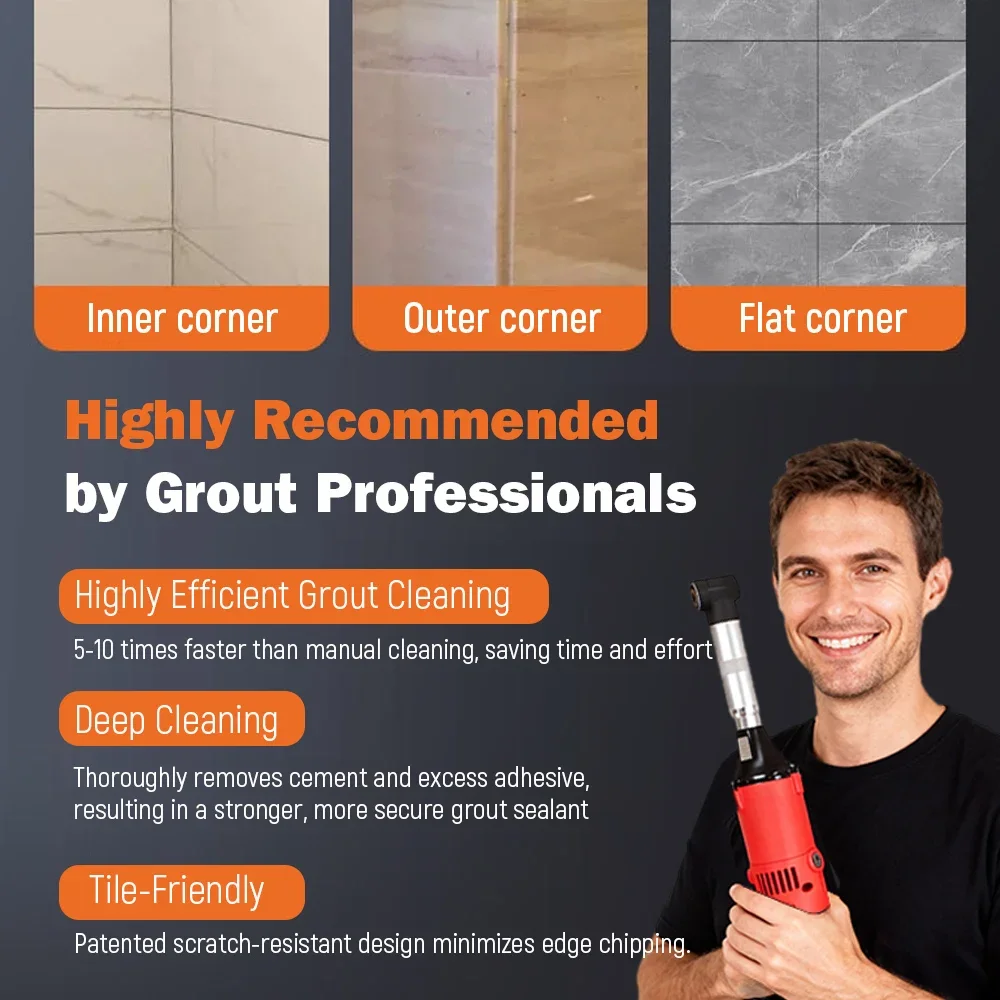 أداة تنظيف التماس البلاط الكهربائية زاوية طاحونة سيراميك التماس الأنظف أداة إزالة الجص الكهربائية لأعمال البلاط #3