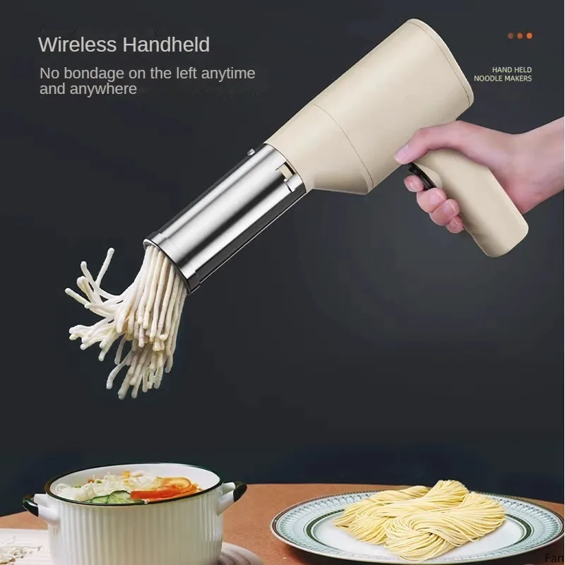 Noodle Maker  Portable Wireless Handheld Electric Noodle Maker Rechargeable Noodle Press for Home Use