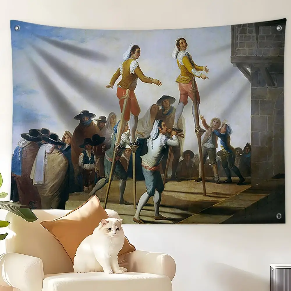 Spain Francisco Goya Art Flags Custom Wall Hanging Background Art Banner For Bedroom Home Living Room Outdoor Decor
