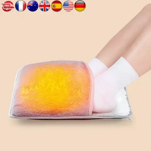 Winter Electric Foot Heating Pad USB Constant Temperature Soft Plush Thermal Blanket Heating Slippers for Home Office