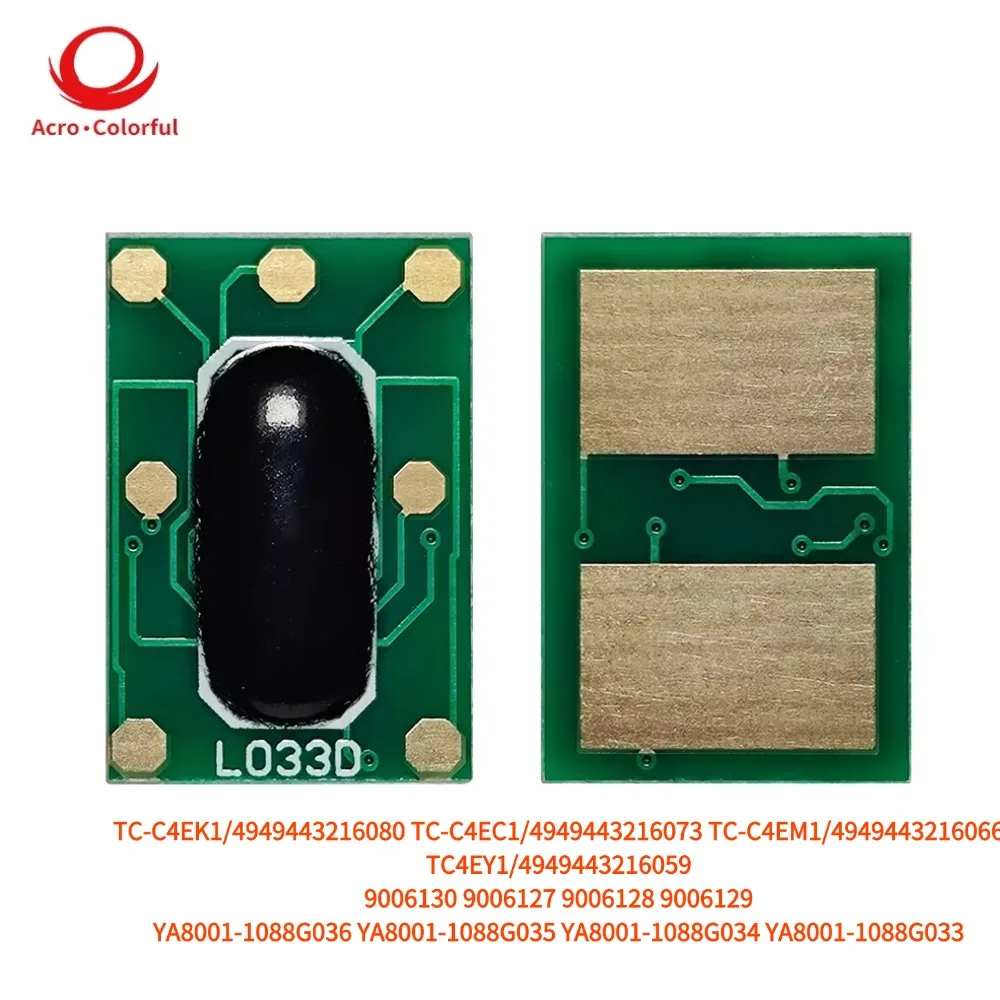 

Toner Chip TC-C4EK1 9006130 YA8001-1088G036 for OKI C650dnw Laser Copier C650dn 9006128 9006129 Cartridge Chip 7K/6K