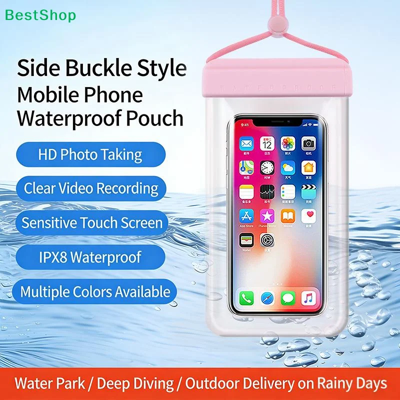 ✂Universal Transparent Waterproof Touchscreen Phone Pouch Outdoor Diving And Swimming Crossbody Phone Case