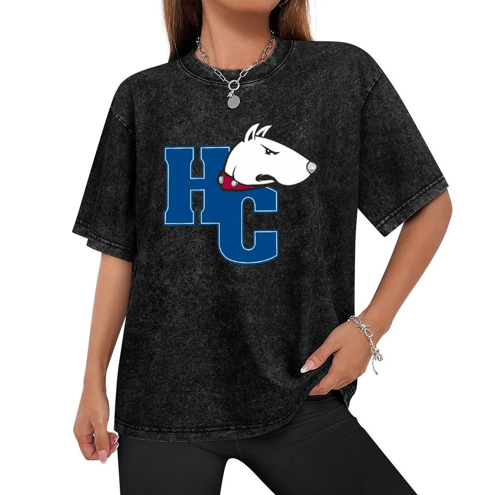 Hiram College terriers T-Shirt plus size clothes shirts graphic tee slim fit t shirts for men