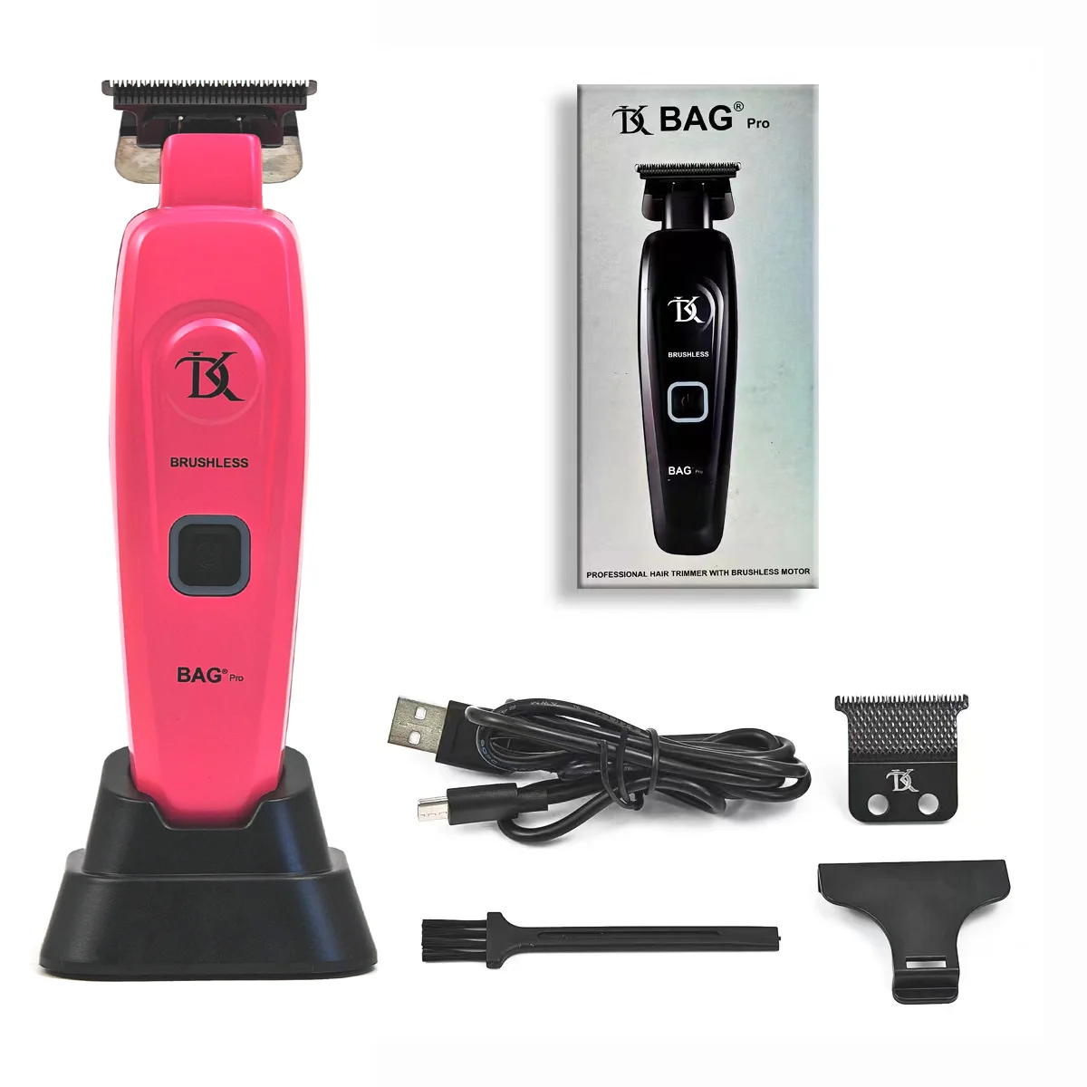 DK-078 New Full Metal Professional Cordless Hair Salon Electric Hair Clipper 7200RPM Brushless Motor Electric Hair Shear Trimmer