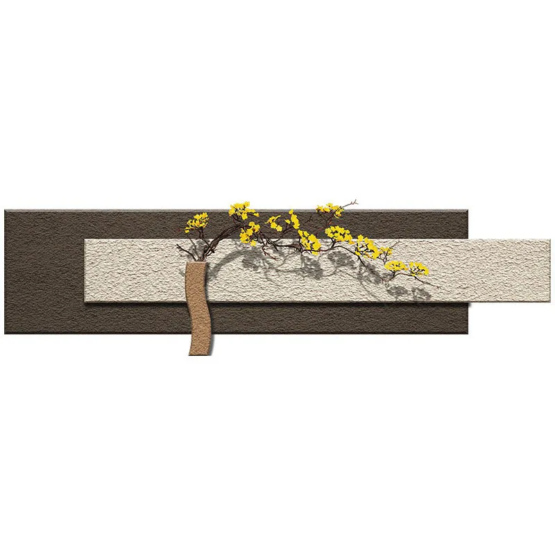 

Scenic wall bedroom bedside mural modern light luxury three-dimensional object advanced