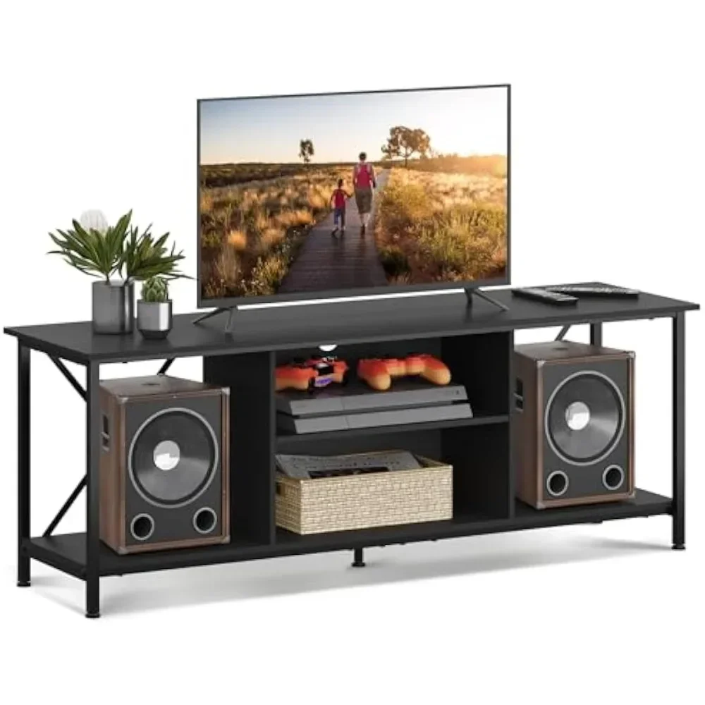 TV Stand for TV,Entainment Center with Storage, TV Console for Bedroom and Living Room