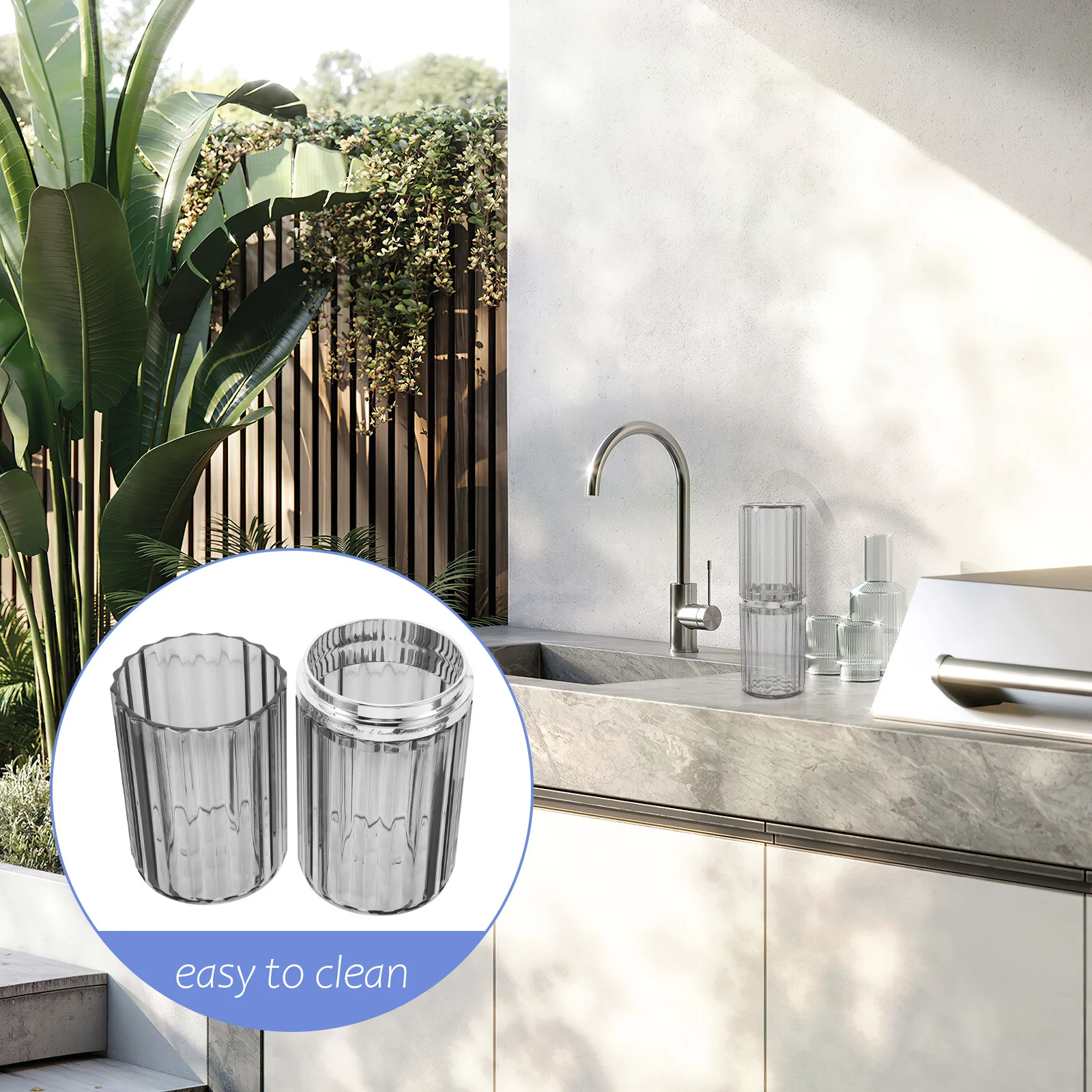 Toothbrush Travel Case Portable Organizer Container for Toothpaste Brush Bathroom Essentials Stylish Design Detachable