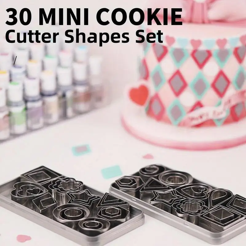 Biscuit Cutter Set Sandwich Cutters Set Variety Pack Flower Molds Sandwich Heart Small Star Round Biscuit Star Geometric Set For