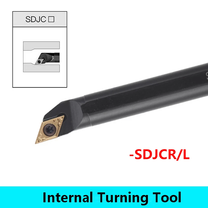 LIHAOPING S08K S10K S12M S16Q S20R S25S SDJCR07 SDJCR11 SDJCR Boring Bar Screw Internal Turning Tool Holder Lathe DCMT