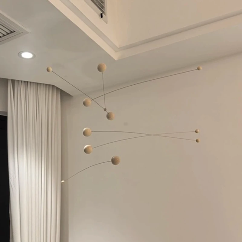 Creative Balance Pendant Hanging Wind Chime Ornament Mobile Balance Pendant Living Room Nordic Minimal Home Decor Office Crafts