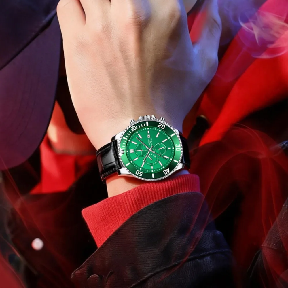 Men's Stylish Quartz Watch, Casual & Date Function