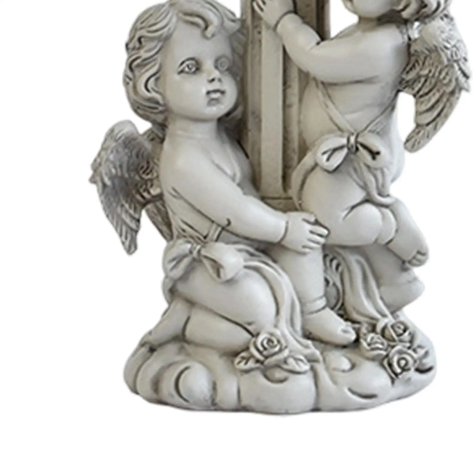 Solar Garden Lights Statue Auto On/off Resin Sculpture Lighting Lawn Decorations Figurines For Home Garden Yard Lawn Balcony - view 5