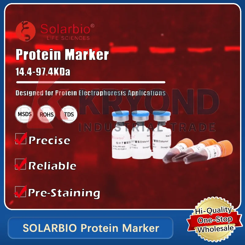 SOLARBIO Protein Marker for Low Molecular Weight Protein Detection in Electrophoresis and Laboratory Research Original Product