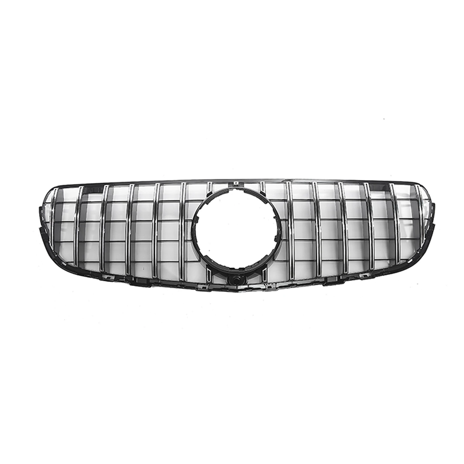 Car Front Grille Upper Bumper Hood Mesh Grill GT For Mercedes Benz GLC W253 X253 GLC250 GLC300 GLC350 2015-2019