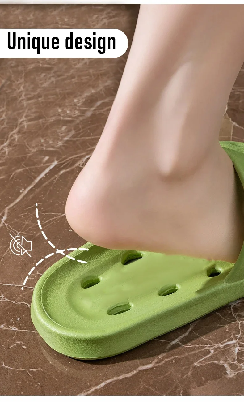 Badezimmer Haus Käse Hausschuhe Leichte Wasser Undichte Strand Flip Flop Rutschfeste Pool Schwimmen Aqua Schuhe – Detail 20