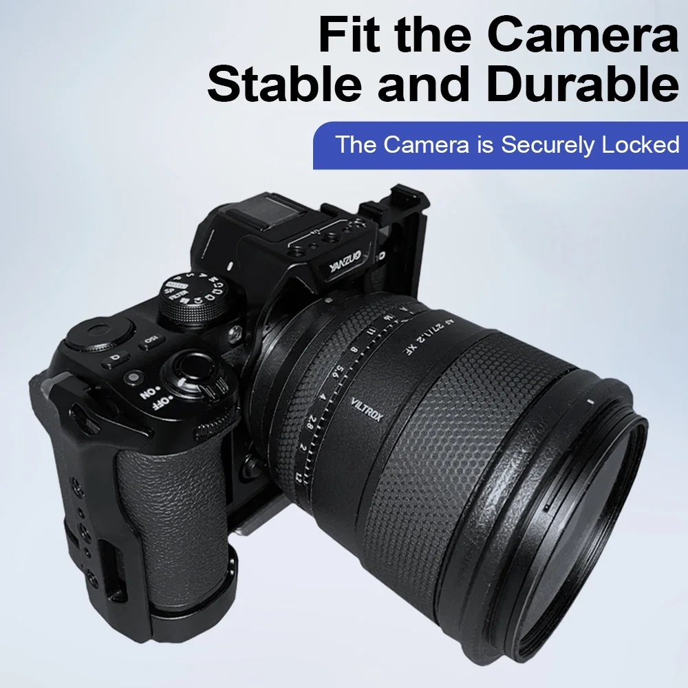 

YANZUO XS-20 Расширительная клетка для камеры Fujifilm XS10 XS20, крепление для камеры с холодным башмаком, микрофон, светодиодная подсветка, чехол для аксессуаров для видеоблога