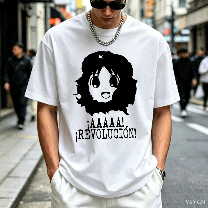 Osaka Autistic Azumanga Daioh Men's and Women's T Shirts Funny Tees Short Sleeve O Neck T-Shirt Cotton Gift Idea Clothes T-shirt