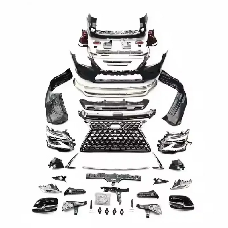 

2010-2018 GX Upgrade Body Kit Includes Front & Rear Bumpers Grille 2018 Model