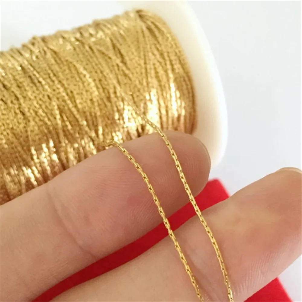 0.67mm Unfinished Specialty Cable Beading Chains 3.28 Feet Approx 1 Meter in 14K Gold Filled