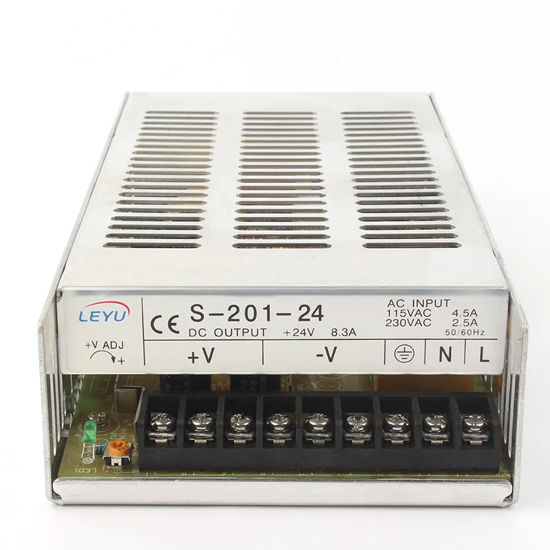 S-201-12 16.7A LED Light Devices Switching Power Supply AC-DC PSU 100/110/220/230V