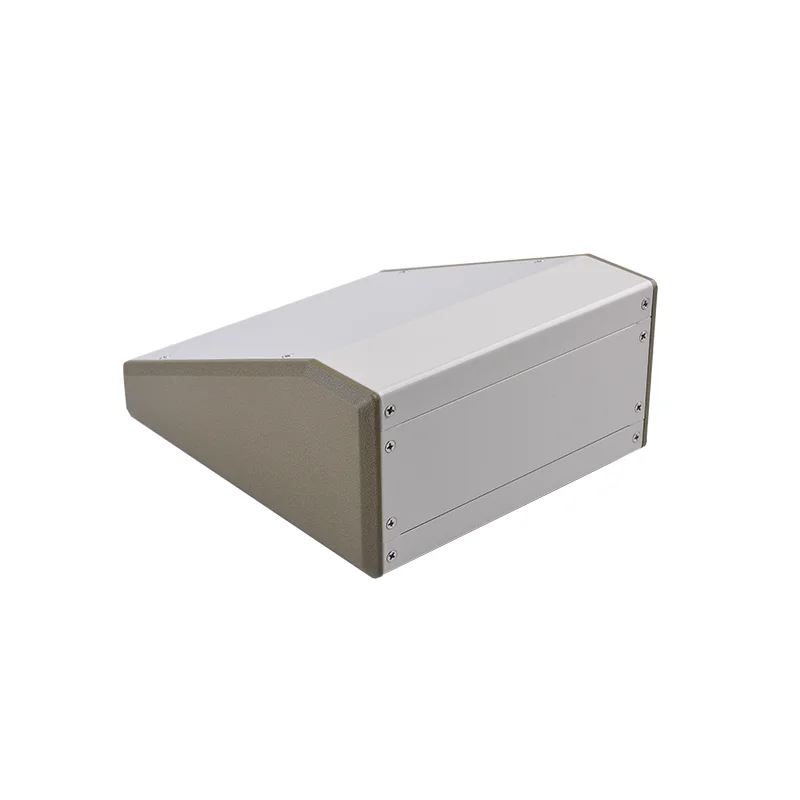 1 PCS Bahar Enclosure Iron Case Wire Junction Box Instrument Shell Sloping Cover Desk Top Enclosure SIZE 200X90X200MM BDA 40001