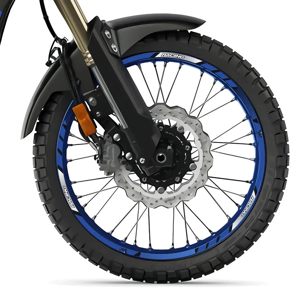 Motorcycle Reflective Wheel Sticker Hub Decals Rim Stripe Tape Kit For Yamaha Tenere700 World Raid Tenere 700 XTZ 07 T7