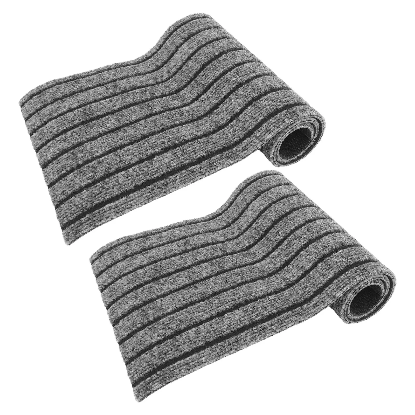 

2 шт. Нескользящие накладки на ступени 26x75 см для деревянных винтовых лестниц, моющиеся, противоскользящие, звукоизоляционные, для использования внутри помещений, для безопасности