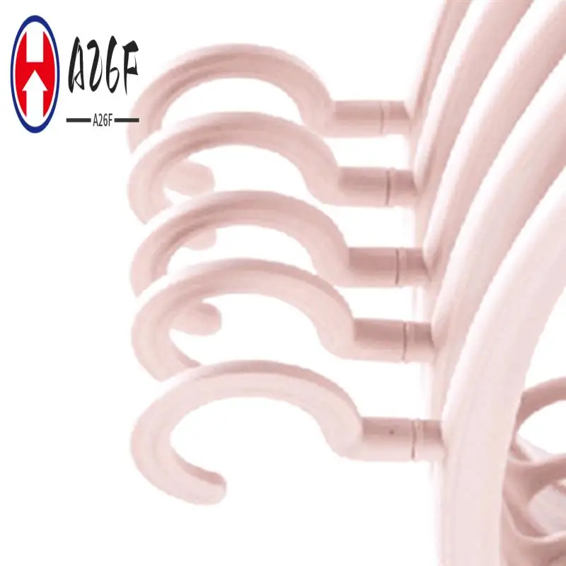 

A26F-10 Pack Heavy Duty Plastic Hangers Wide Shoulder Non-Slip Thick Coat Hanger Pink