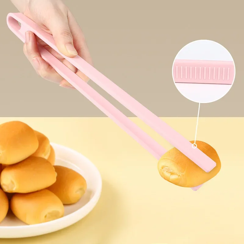 

Silicone Food Toast Tongs Trivet Tongs for Kitchen Tongs Non-slip Cooking Clip Clamp BBQ Salad Tools Grill Kitchen Accessories