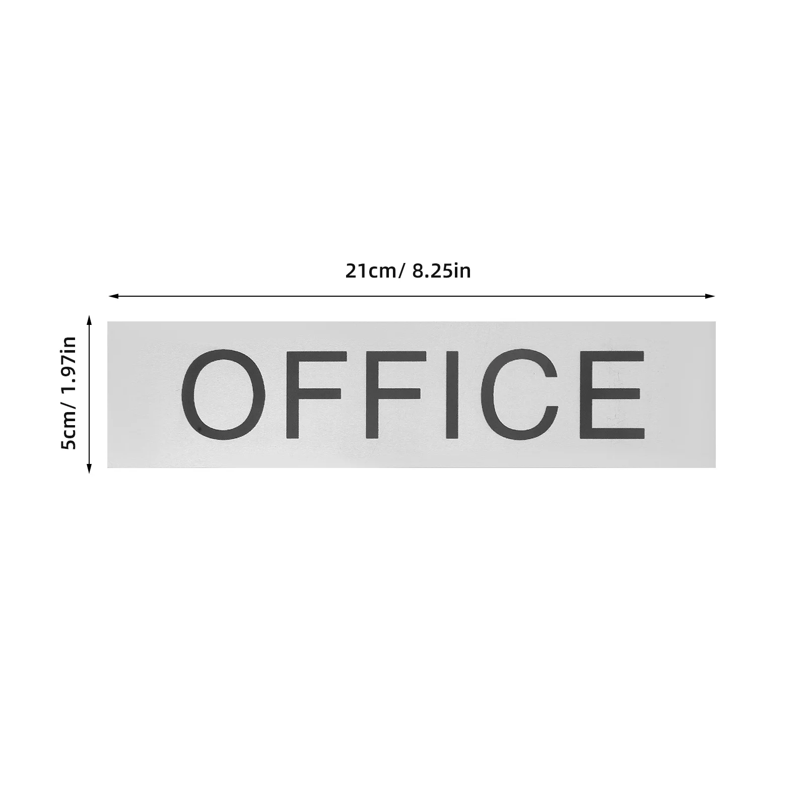 Cartello per porta dell'ufficio Pannello acrilico Look professionale Installazione semplice Cartello per porta di identificazione della stanza dell'ufficio