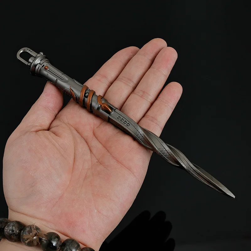 20cm/7.87inch Arena Breakout Knife Melee Sword Disc Tooth Removal Short Blade Game Weapon Model Metal Crafts Decorate Swords