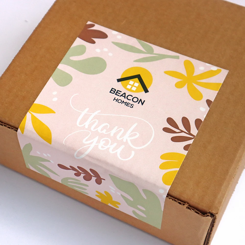 50 adesivi quadrati/circolari/rettangolari personalizzati per confezioni regalo, feste, compleanni, battesimi, festival