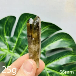 Natural Gemstone Smoke Citrine Original Mineral Specimen Scalpel Crystal Home Room Spiritual Decoration Holiday Gift Meditation