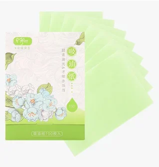 100p Facial Oil Blotting Sheets Paper Roller Cleansing Face Oil Control Absorbent Paper Beauty Makeup Tools Face Wipes Portable