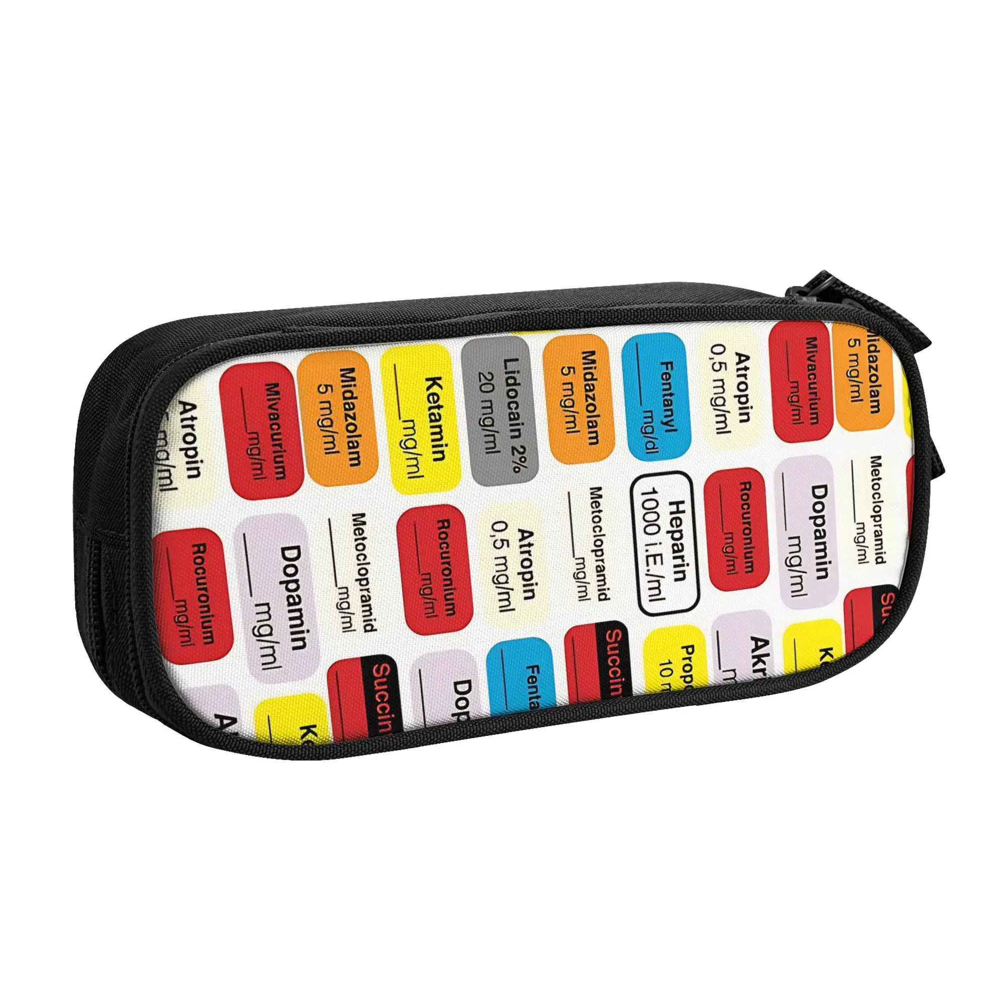 1 piece Lightweight Anesthesia Pencil Case Student Pen Bag Medical School Stationery Bag