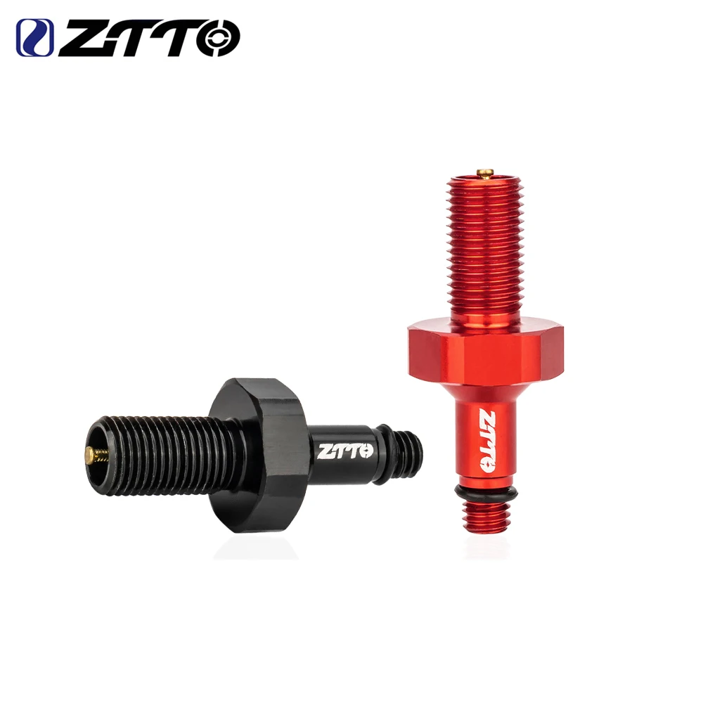 Adaptador de válvula de bomba de ar de choque traseiro de bicicleta, ferramenta de liga de alumínio, adaptador de válvulas de ar de suspensão mtb para rockshox monarch marzoc