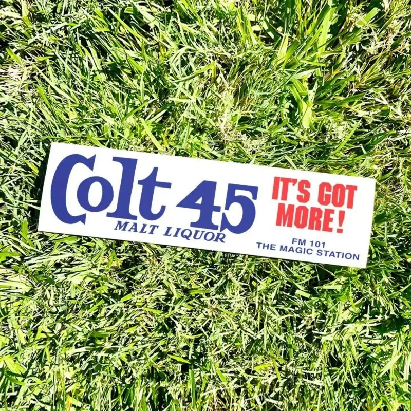 ملصق ممتص الصدمات FM 101 Magic Station - ملصق راديو كولت 45 على الطراز العتيق 70s 80s - ملصقات ممتصة للصدمات - ملصقات سيارات