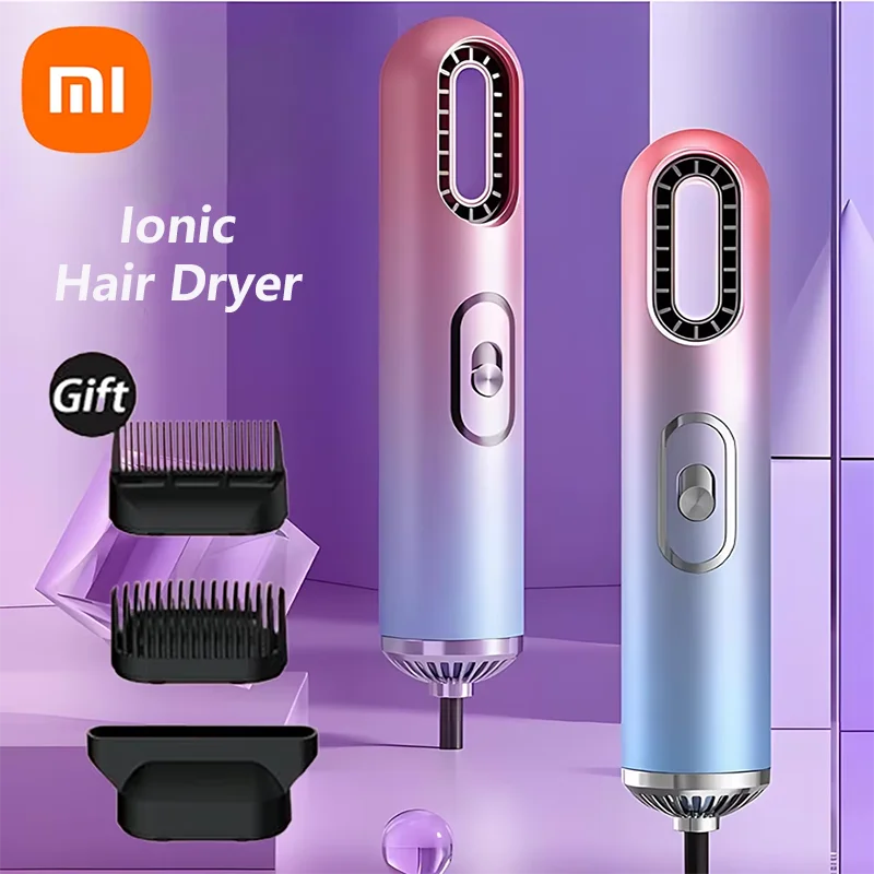 샤오미 헤어 스타일링 미니 헤어 드라이어, 휴대용 헤어 드라이어, 컬링 빗 브러시, 컬링 다리미 스트레이트너, 수동 헤어 드라이어, 3 in 1